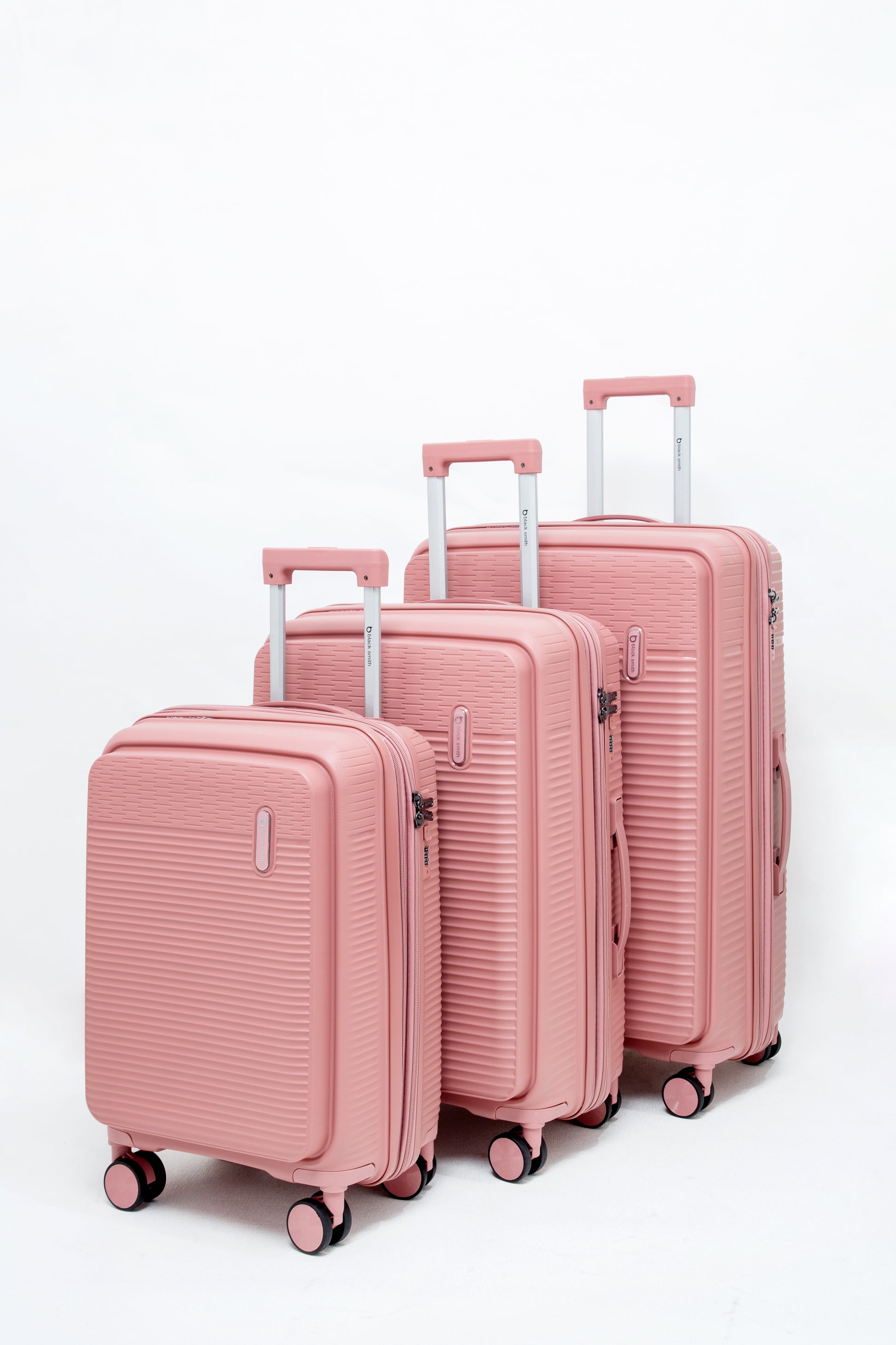 Unbreakable PP Trolley Set (4 PCS) + LAPTOP CASE-1