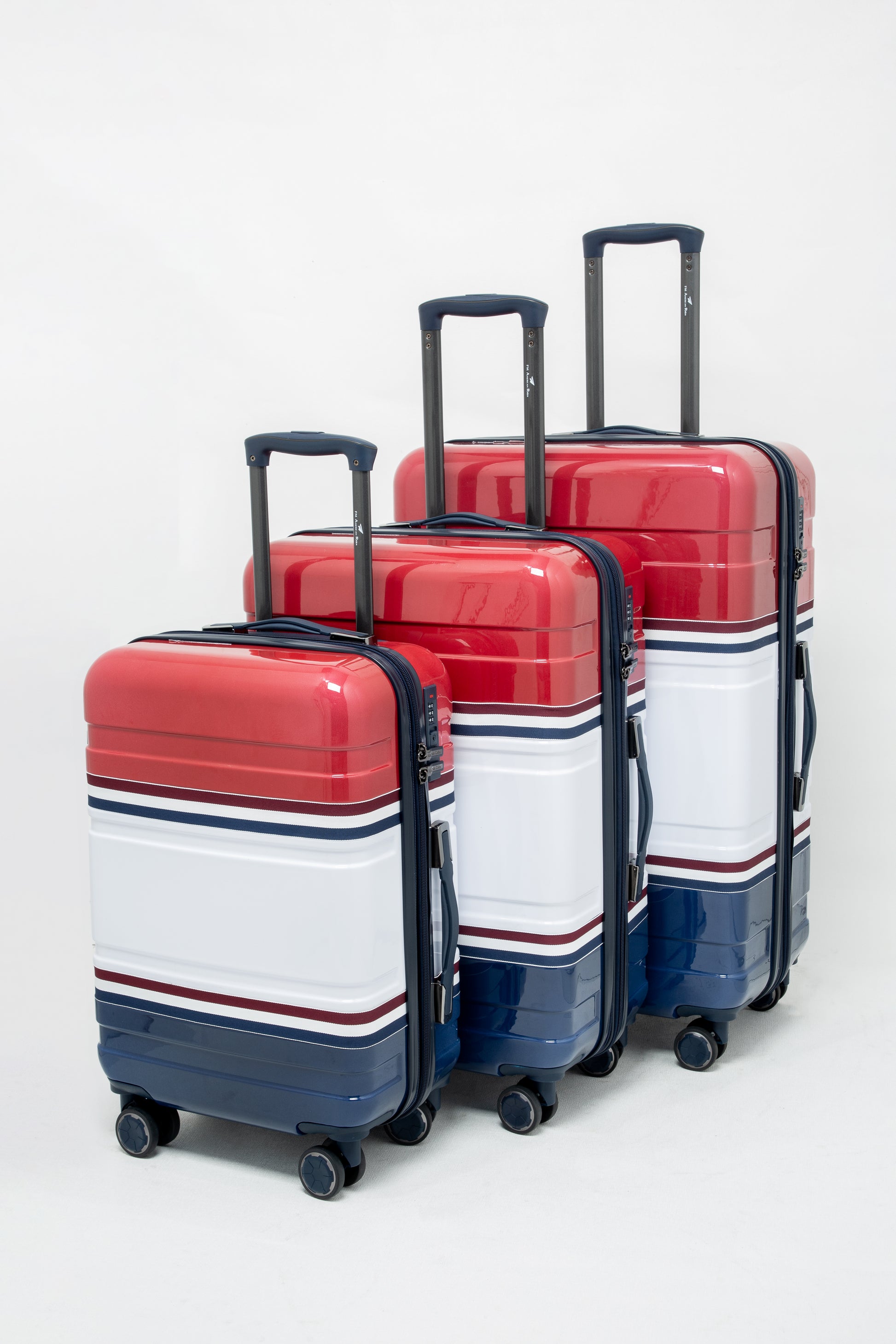 PC Printed Luggage Set (20" 24" 28") – 360° Wheels-1