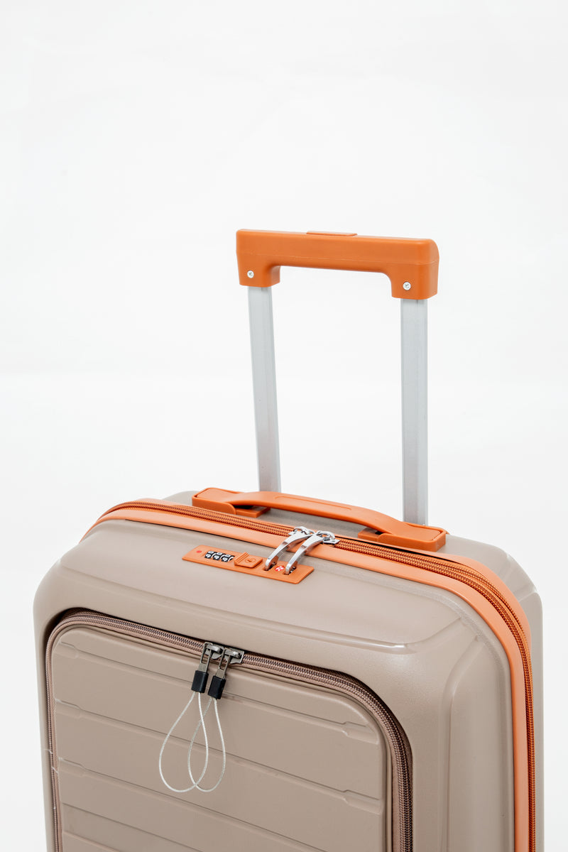 Unbreakable PP Trolley Set (3PCS) + LAPTOP CASE +Expandable-6